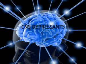 CNS DEPRESSANTS final