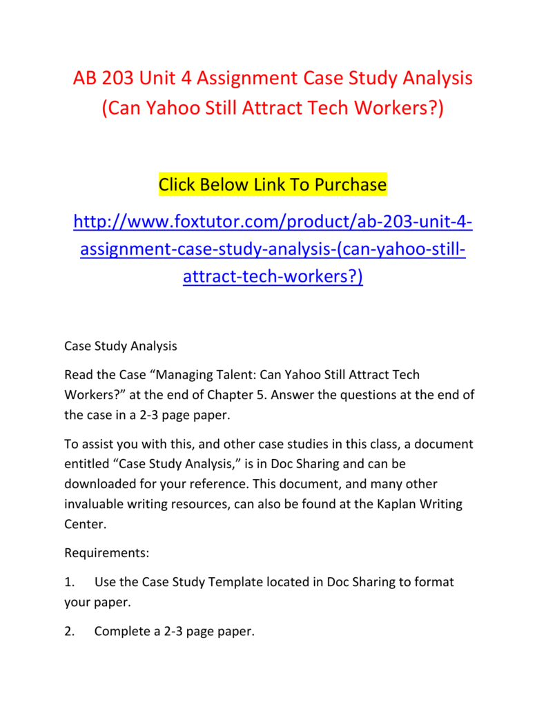 Case study assignment essays image