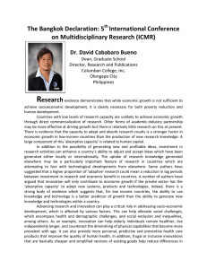 Dr. David Cababaro Bueno - The Bangkok Declaration: 5th International Conference on  Multidisciplinary Research