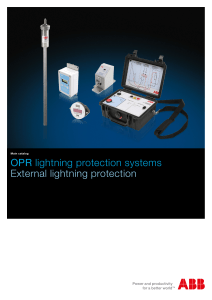 ABB-OPR lightning protection systems EN