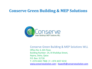 Energy Audit in Qatar - Conserve Solution