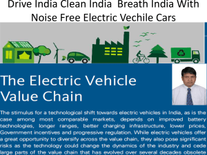 Electric CAR Revolution in India