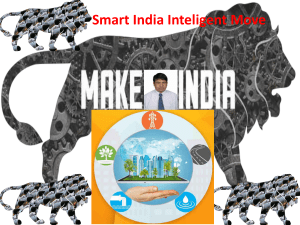 Smart India Inteligence India Presentation by JMV LPS