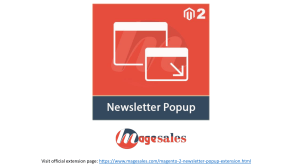Magento 2 Newsletter Popup