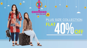 40 % off on Online New Arrival Plus Size Collection at Oxolloxo