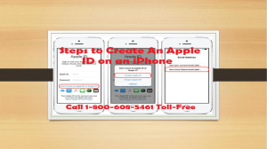 How to Create An Apple ID On An iPhone? Call 1-800-608-5461 Toll-Free