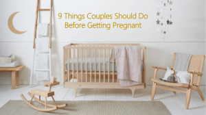 9 things couples should do before getting pregnant