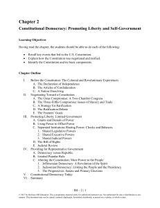 Ch02  Constitutional Democracy- us government