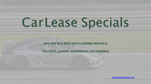 Car Lease Specials