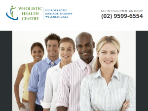 Wholistic Health Centre - Australia