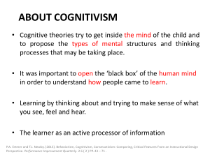 cognitivism~