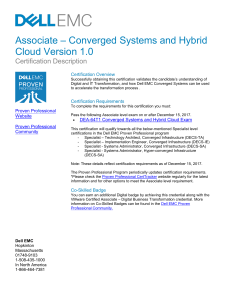 DEA-64T1 Converged Systems and Hybrid Cloud Exam