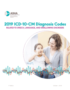 ICD-10 Common SLP Codes