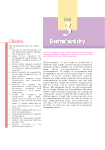 Chapter 3 Electrochemistry