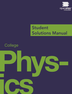 CollegePhysics-Student Solutions