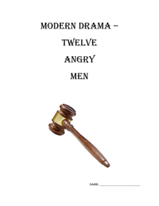 12 Angry Men Study Guide
