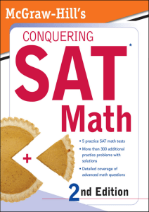 Conquering SAT Math