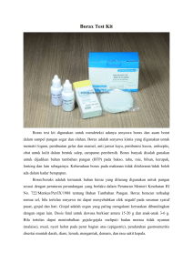 Borax Test Kit