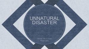unnatural disaster