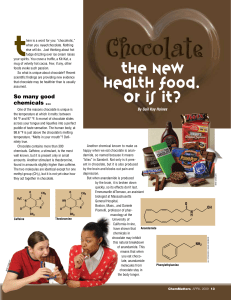 Chocolate - The New Health Food--or is it article