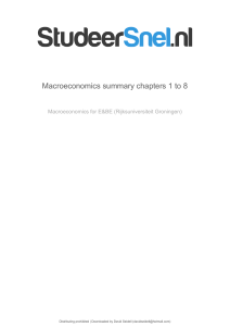 macroeconomics summary 