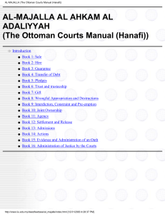 ENG Ottoman Majalle (Civil Law)