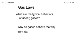 Intro to Gas Laws Presentation