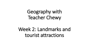 geography landmarks and tourist attractions