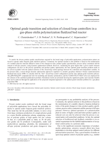 Optimal grade transition and selection of closed-loop controllers in a gas-phase olefin polymerization fluidized bed reactor