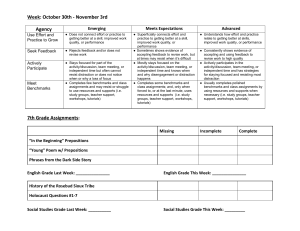 Agency Rubric