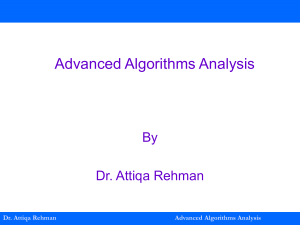 algorithm analysis