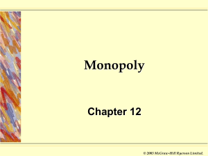 Monopoly Chapter 12