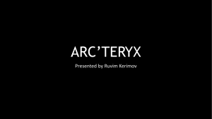 Arcteryx Presentation