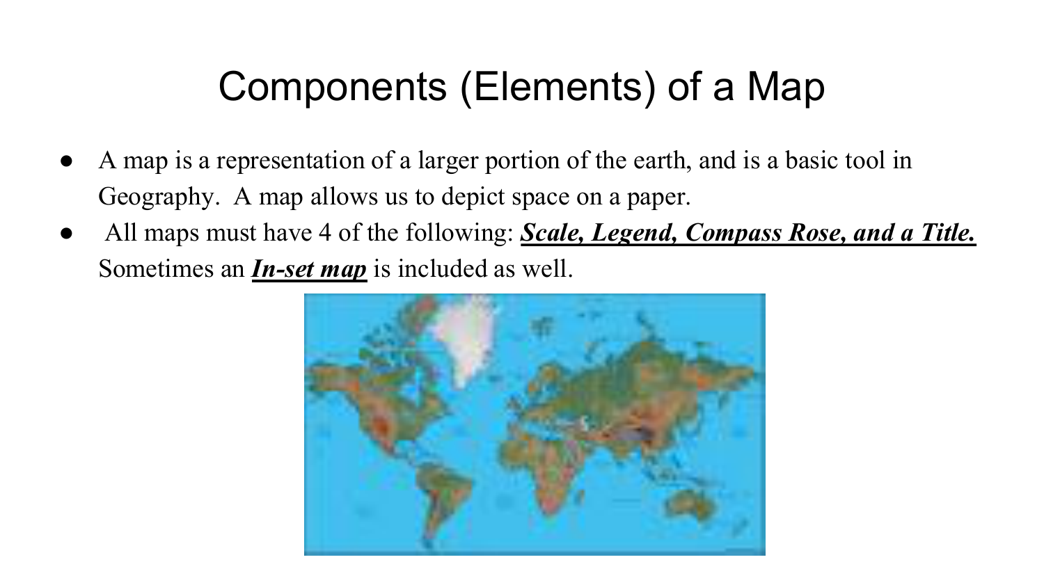 Components Of Maps