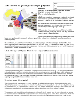 Planet Earth - Freshwater worksheet