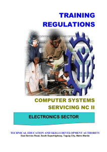 TR Computer Systems Servicing NC II 