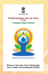 Common Yoga Protocol: International Day of Yoga