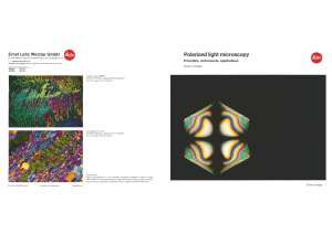 Leitz Polarized Light Microscopy booklet