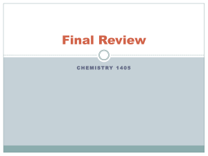 1405 Final Review