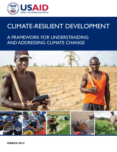 USAID Climate resilient framework