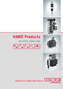 Hawe Products Catalog at Hydraulic Supply Company