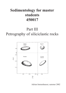 Petrography of Siliciclastic Rocks