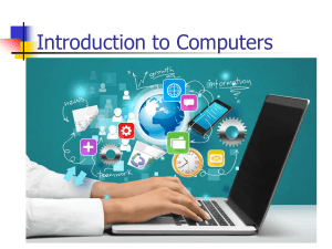 Intro to Computers IDT chapter 1