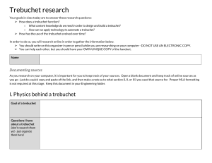 Trebuchet research organizer