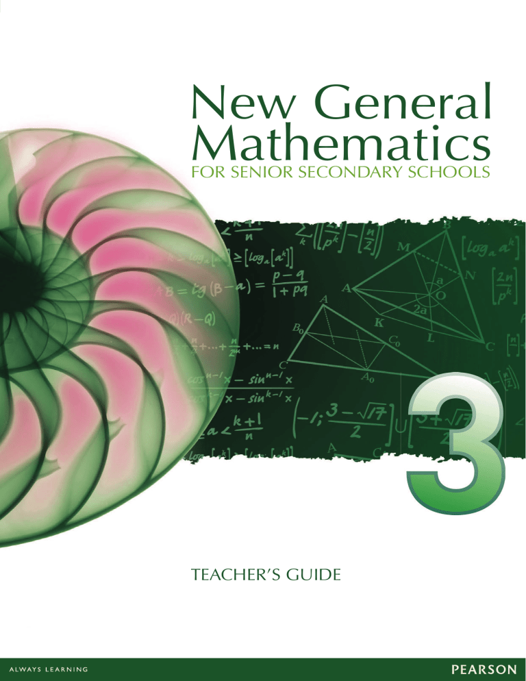New General Mathematics For Secondary Schools 3 Tg Full Pdf