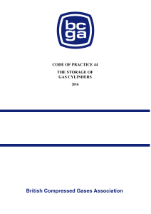 code of practice- gas storage