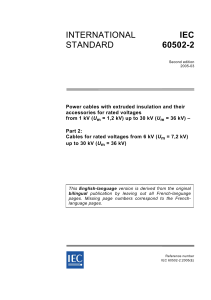 IEC 60502-2 2005 Not official