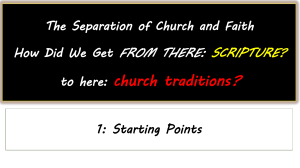 Separation of Church Part 1 Starting Points by Doug Berg