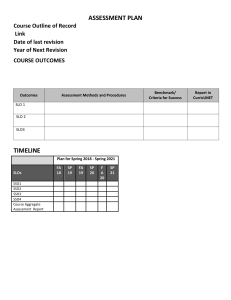 Assessment Plan