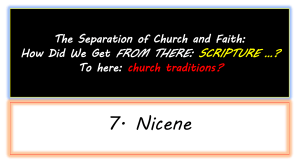 Separation of Church 7 Post Apostolic
